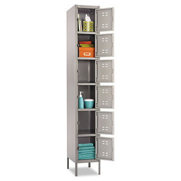 Safco® Three-column Box Locker, 36w X 18d X 78h, Two-tone Tan freeshipping - TVN Wholesale